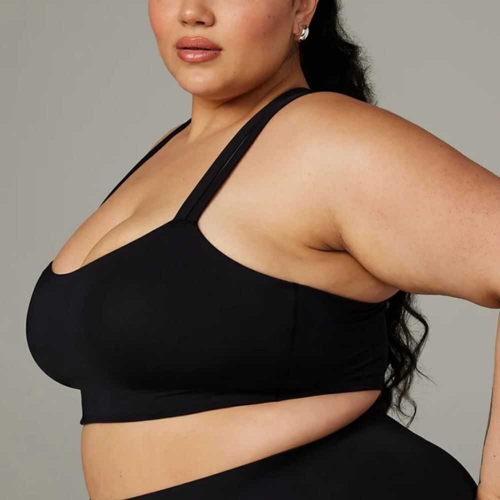 Savage X Fenty On Rihpeat Low-Impact Sports Bra‎ Black L NWT in packaging - Picture 3 of 6